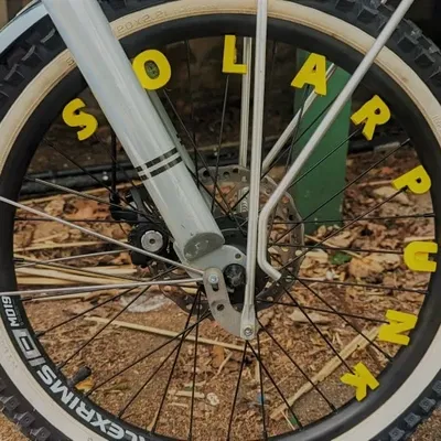 Chữ cái cho bánh xe đạp từ A đến Z