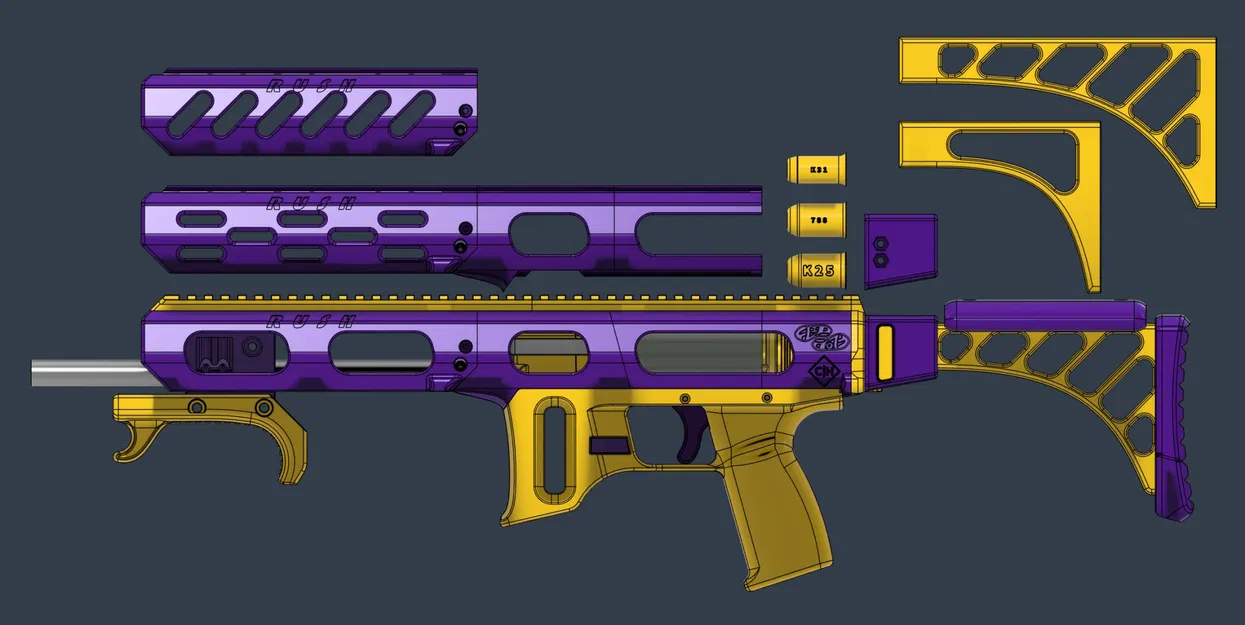 Biến thể Crush với tay cầm Lynx và ray tuyến tính - Image 1