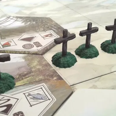 Cây thánh giá trên đồi cho kịch bản Đảo bị nguyền rủa