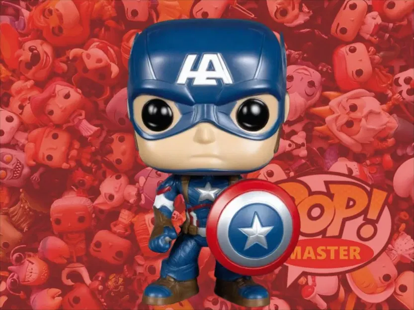 Mô hình Funko Pop Captain America độc đáo - Image 1