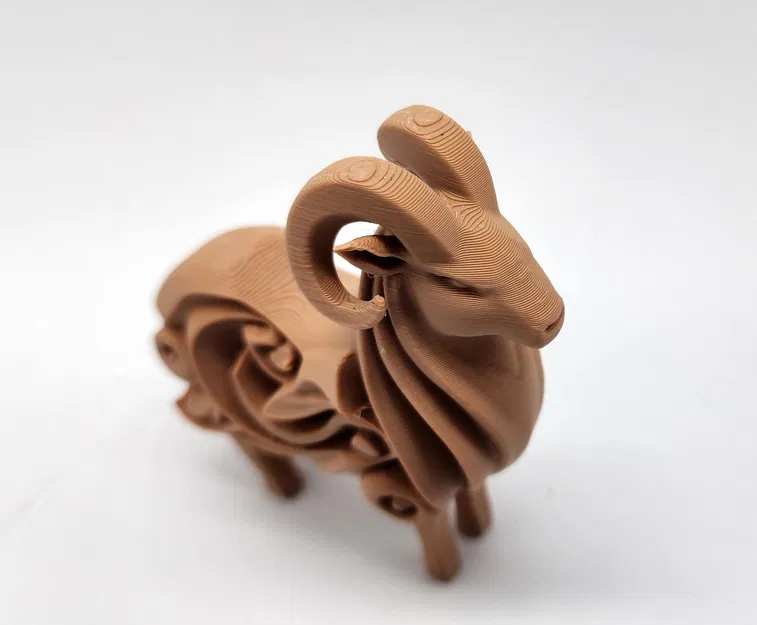 Tượng cừu khắc gỗ phong cách Viking - Image 5