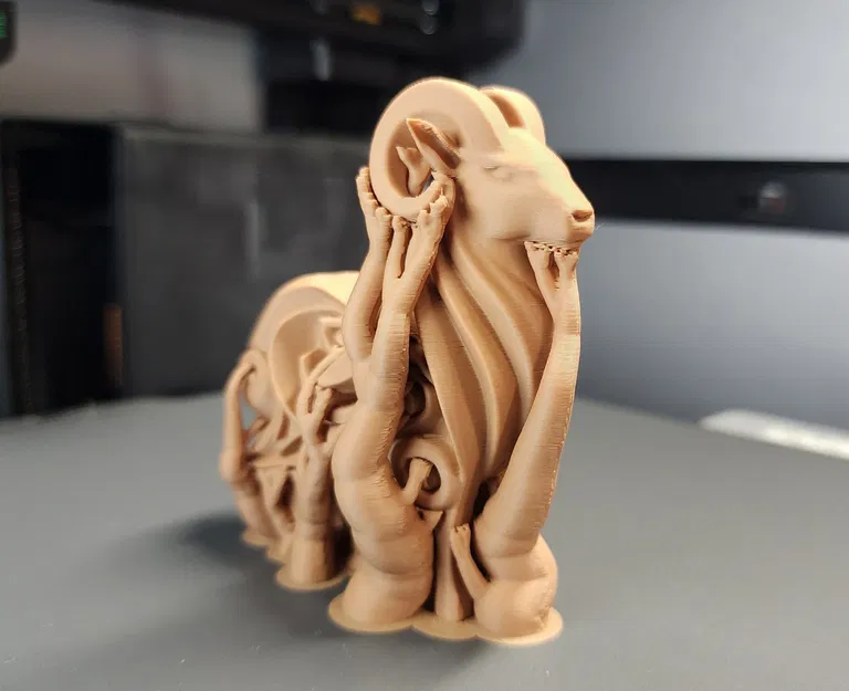 Tượng cừu khắc gỗ phong cách Viking - Image 8