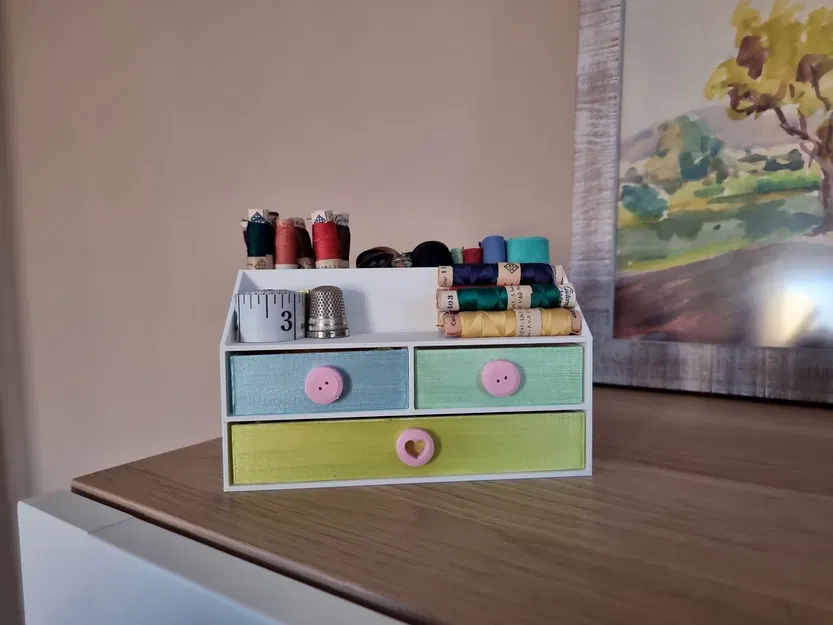 Hộp đựng kim chỉ chia thành ba phần tiện lợi cho việc in 3D - Image 2