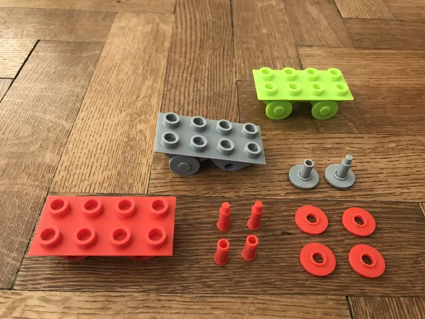 Xe Đẩy Duplo/Brio Tương Thích với Đường Ray Gỗ - Image 2