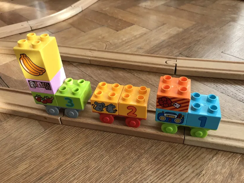 Xe Đẩy Duplo/Brio Tương Thích với Đường Ray Gỗ - Image 4