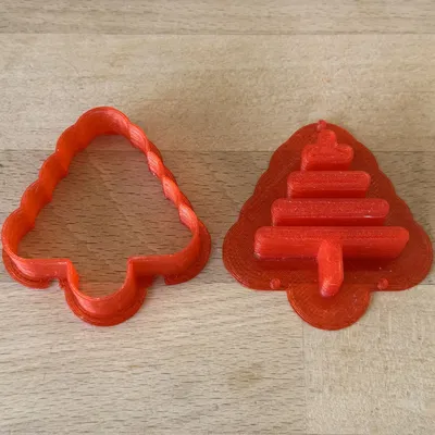 Khuôn cắt bánh quy hình cây thông Giáng Sinh