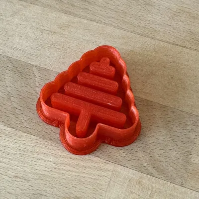 Khuôn cắt bánh quy hình cây thông Giáng Sinh