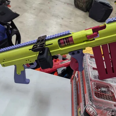 Rìu Chiến - Súng Shotgun Nerf In 3D Bắn Shell Silly