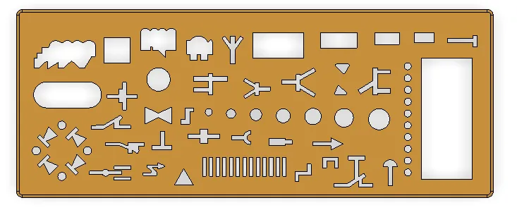Mẫu bản vẽ điện tử kích thước 200x75x1,2mm - Image 1