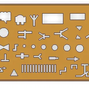 Mẫu bản vẽ điện tử kích thước 200x75x1,2mm