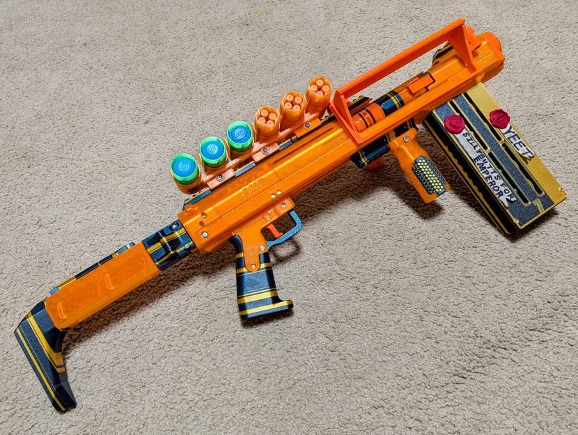 Rìu Chiến - Súng Shotgun Nerf In 3D Bắn Shell Silly - Image 8