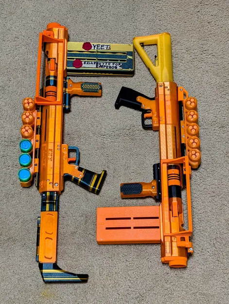 Rìu Chiến - Súng Shotgun Nerf In 3D Bắn Shell Silly - Image 9