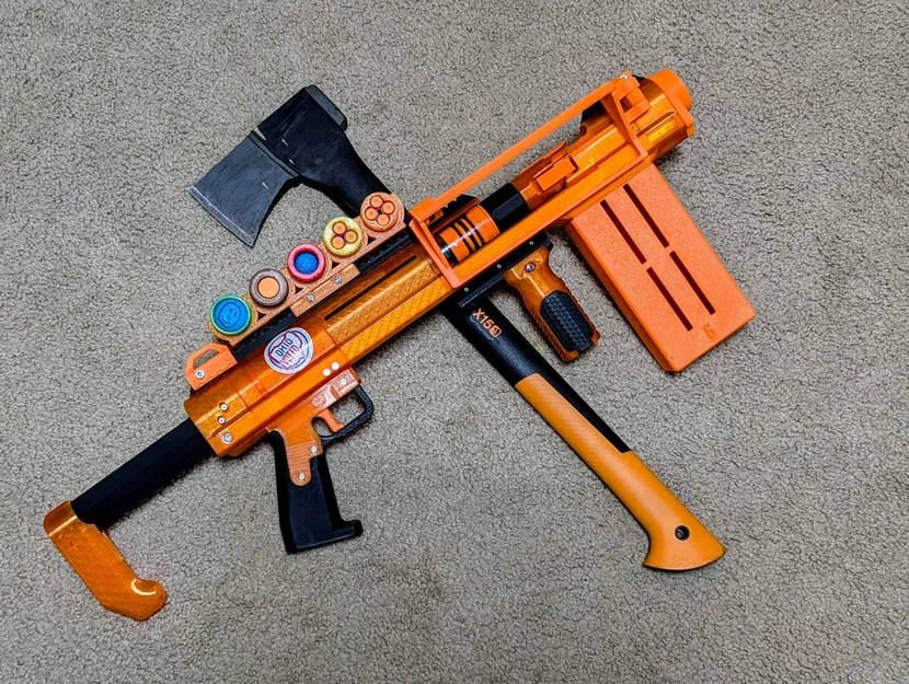 Rìu Chiến - Súng Shotgun Nerf In 3D Bắn Shell Silly - Image 11