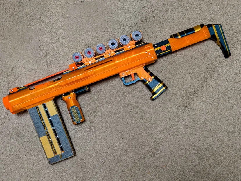 Rìu Chiến - Súng Shotgun Nerf In 3D Bắn Shell Silly - Image 19