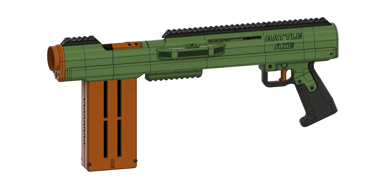 Rìu Chiến - Súng Shotgun Nerf In 3D Bắn Shell Silly - Image 39