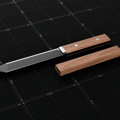 Dao Tanto Nhật Bản với bao đựng có thể tháo rời