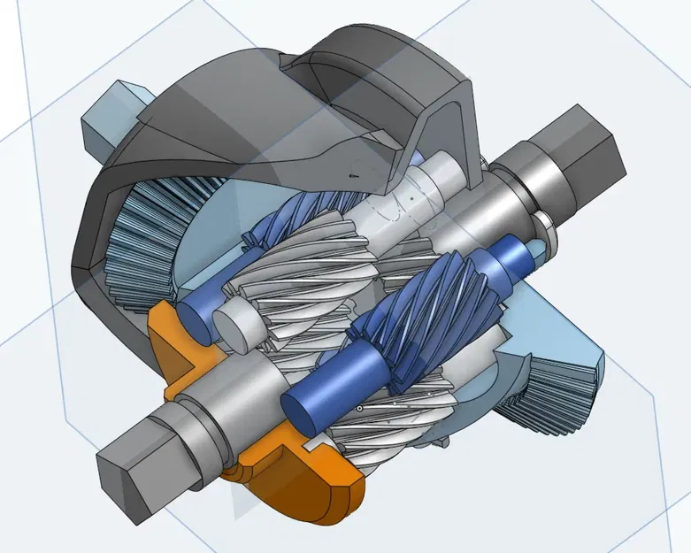 Vi sai Torsen loại 2 với chức năng trượt giới hạn - Image 1