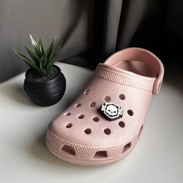 Charm Croc phong cách Harley Davidson - Image 1