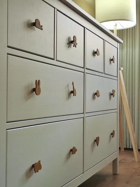 Núm cửa hình động vật dễ thương cho nội thất IKEA Hemnes - Image 4