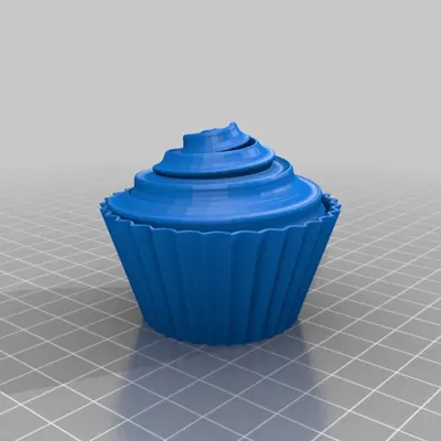 Bánh cupcake đơn giản để in và trưng bày