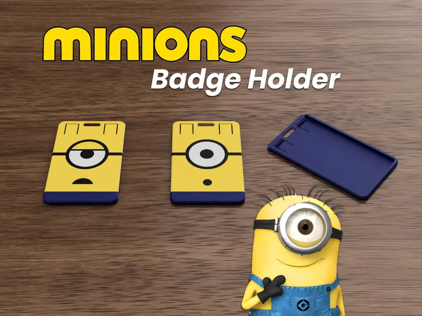 Giá đỡ thẻ ID Minions cho kích thước tiêu chuẩn - Image 1
