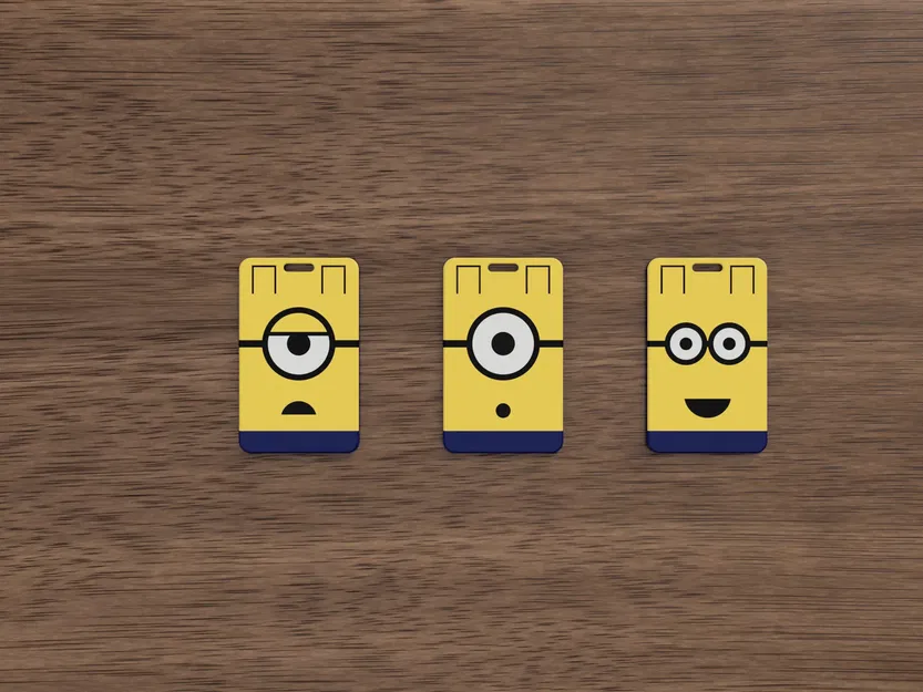Giá đỡ thẻ ID Minions cho kích thước tiêu chuẩn - Image 3