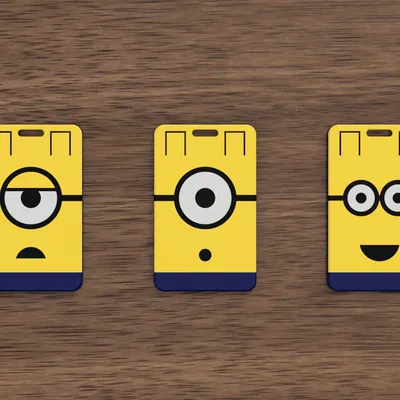 Giá đỡ thẻ ID Minions cho kích thước tiêu chuẩn