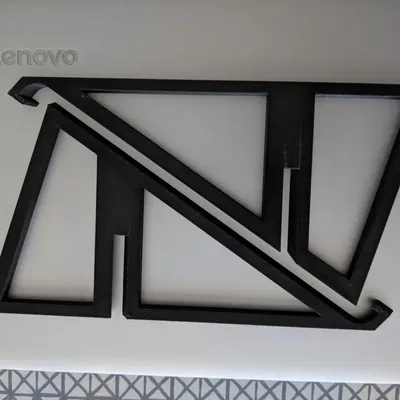 Giá đỡ laptop hình bướm gấp phẳng hai mảnh