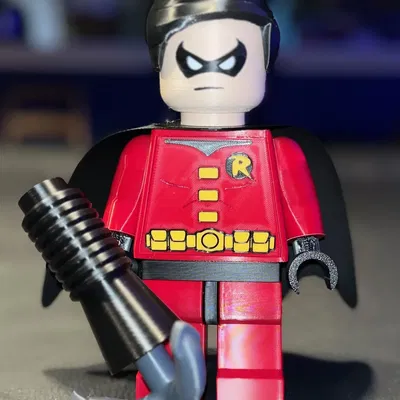 Nhân vật Batman và Robin kích thước khổng lồ từ Batcave