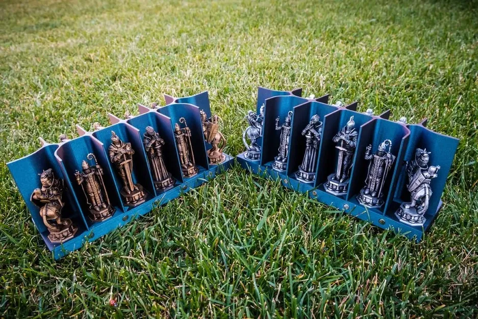 Cờ vua phù thủy Harry Potter với hộp lưu trữ - Image 2