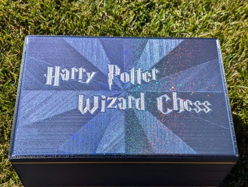 Cờ vua phù thủy Harry Potter với hộp lưu trữ - Image 3