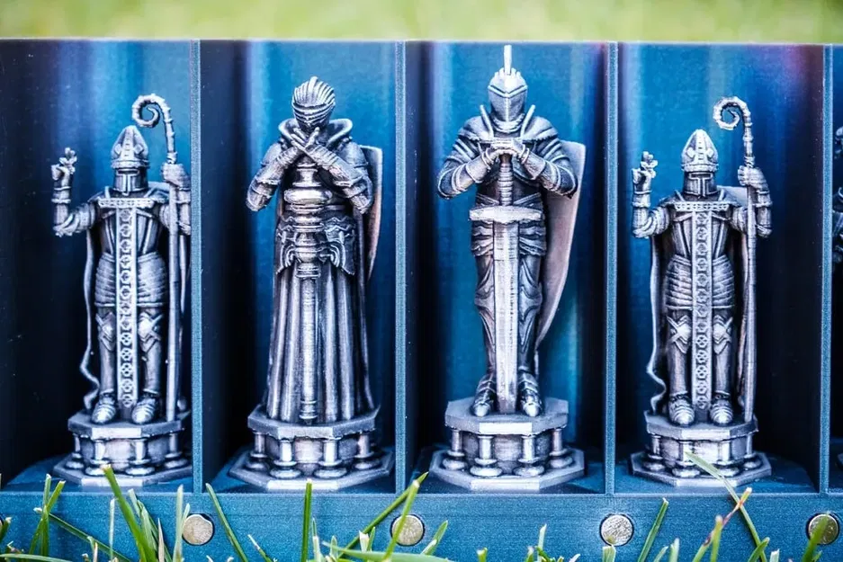 Cờ vua phù thủy Harry Potter với hộp lưu trữ - Image 4