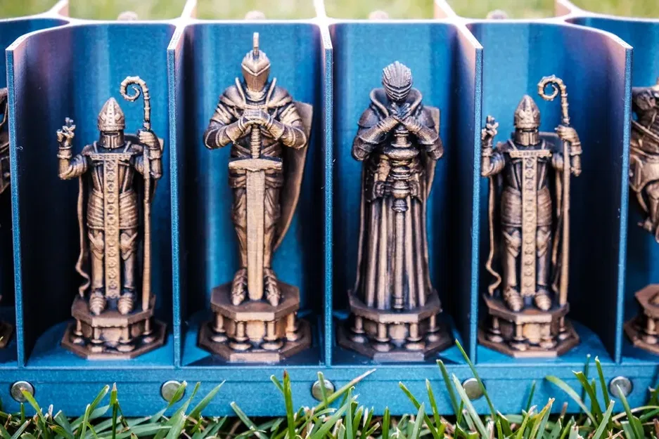 Cờ vua phù thủy Harry Potter với hộp lưu trữ - Image 8