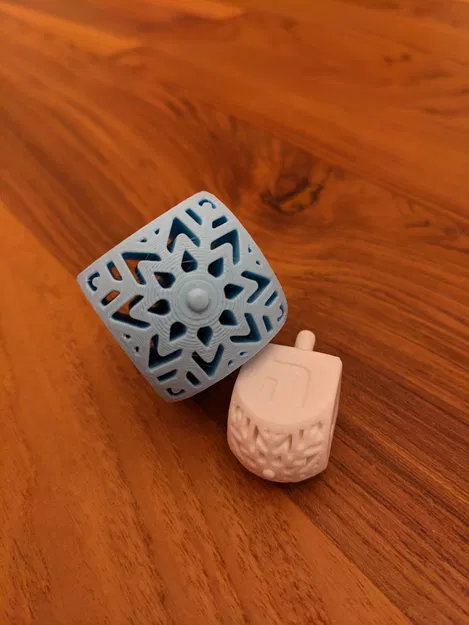 Tuyệt đẹp dreidel hình bông tuyết cho mùa lễ hội - Image 4