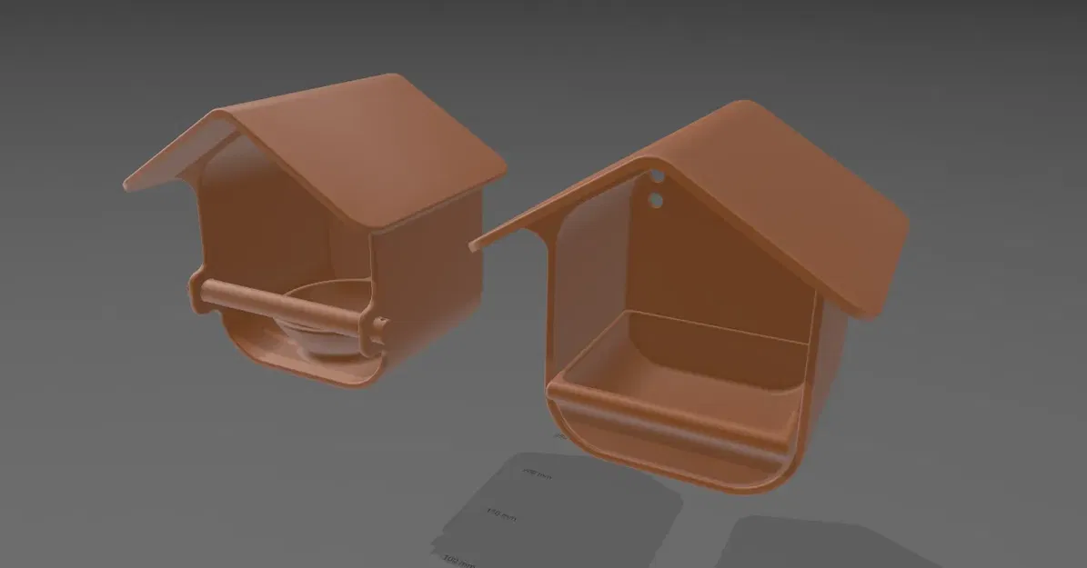 Máng ăn cho chim với 2 thiết kế tiện lợi - Image 3