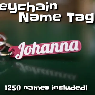 Thẻ tên móc khóa với hơn 1200 tên tùy chỉnh