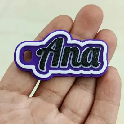 Thẻ tên móc khóa với hơn 1200 tên tùy chỉnh