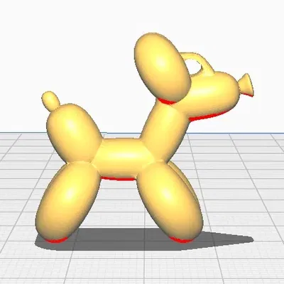 **Móc khóa chó làm từ bóng bay nghệ thuật**