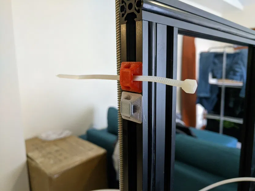 Giá đỡ dây cáp Zip / Cable Tie Mount v2 - Image 3