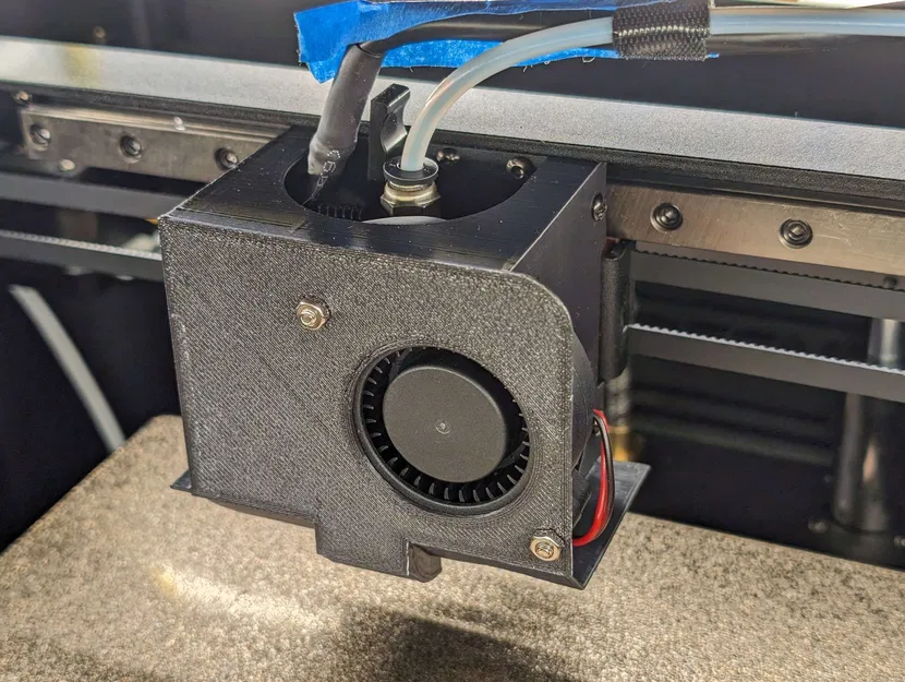 Vỏ và ống dẫn gió tích hợp cho Kingroon KLP1 với quạt 5015 - Image 1