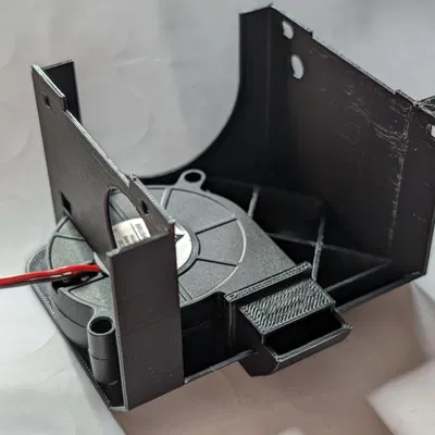 Vỏ và ống dẫn gió tích hợp cho Kingroon KLP1 với quạt 5015