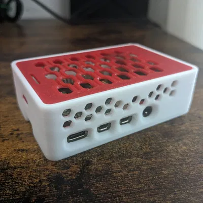 Vỏ Raspberry Pi 4 với luồng không khí bên hông