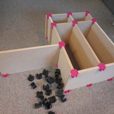 Mối nối góc cho đồ nội thất bằng gỗ 9mm