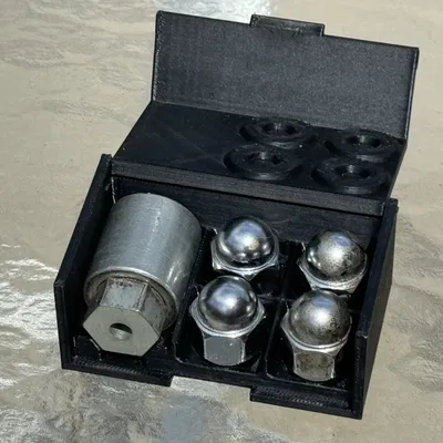 Hộp lưu trữ khóa bánh xe Subaru gọn gàng