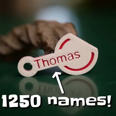 Chìa khóa móc khóa đồng xu cho xe đẩy và bảng tên