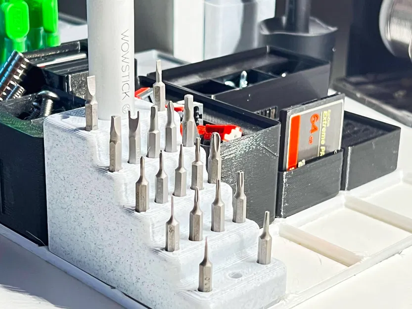 Giá đỡ Wow Stick cho bộ công cụ Gridfinity - Image 1