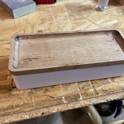 Hộp trang sức xếp chồng tiện lợi bằng gỗ sồi