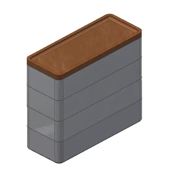 Hộp trang sức xếp chồng tiện lợi bằng gỗ sồi - Image 4