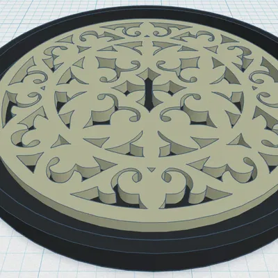 Mẫu cửa sổ hoa hồng Gothic 15 trang trí bàn