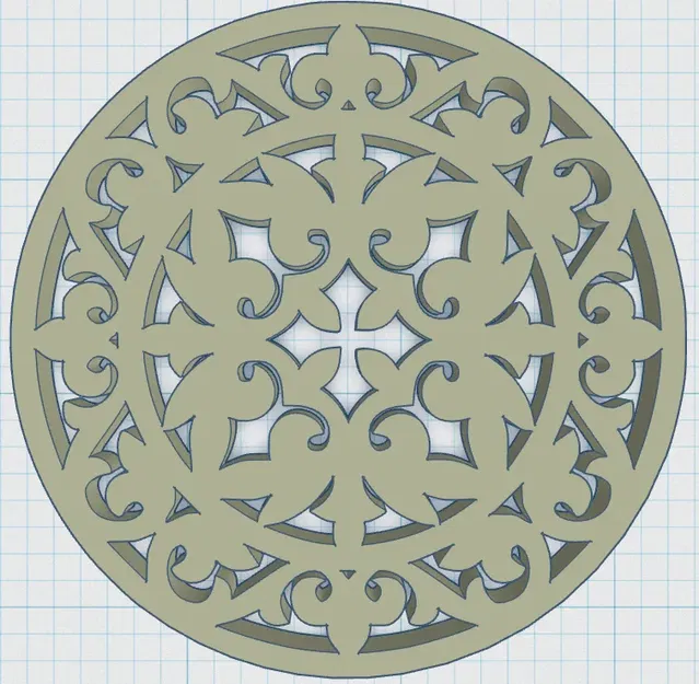 Mẫu cửa sổ hoa hồng Gothic 15 trang trí bàn - Image 3